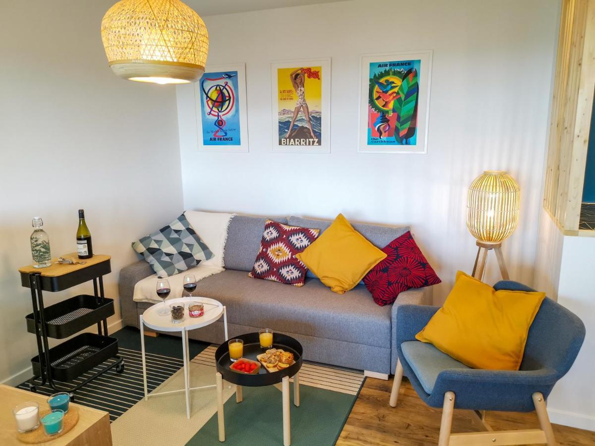 Ilunabarra - Appartement Calme, Vue Mer, Parking - Wifi Ciboure Exterior foto