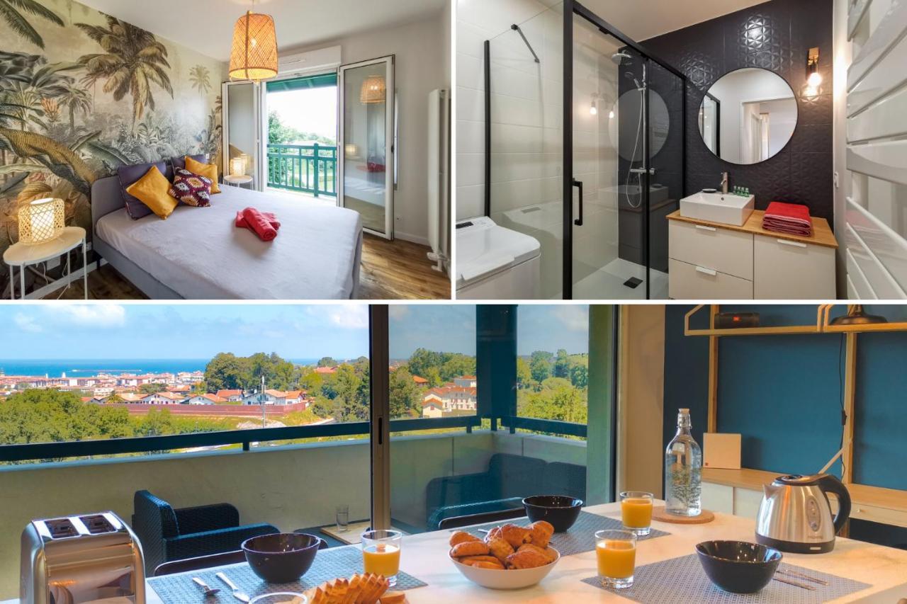 Ilunabarra - Appartement Calme, Vue Mer, Parking - Wifi Ciboure Exterior foto